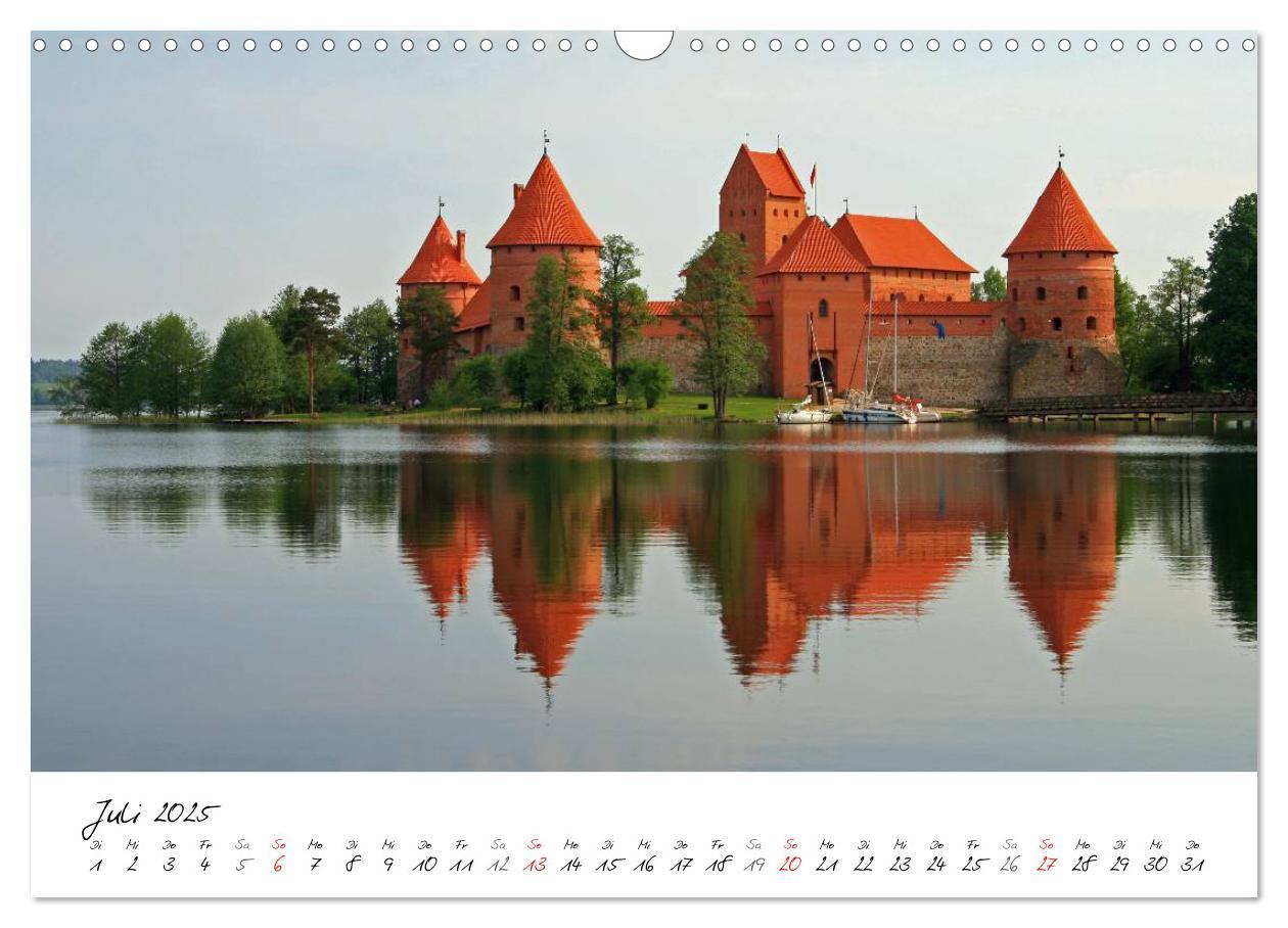 Bild: 9783435642922 | Litauen und Lettland (Wandkalender 2025 DIN A3 quer), CALVENDO...