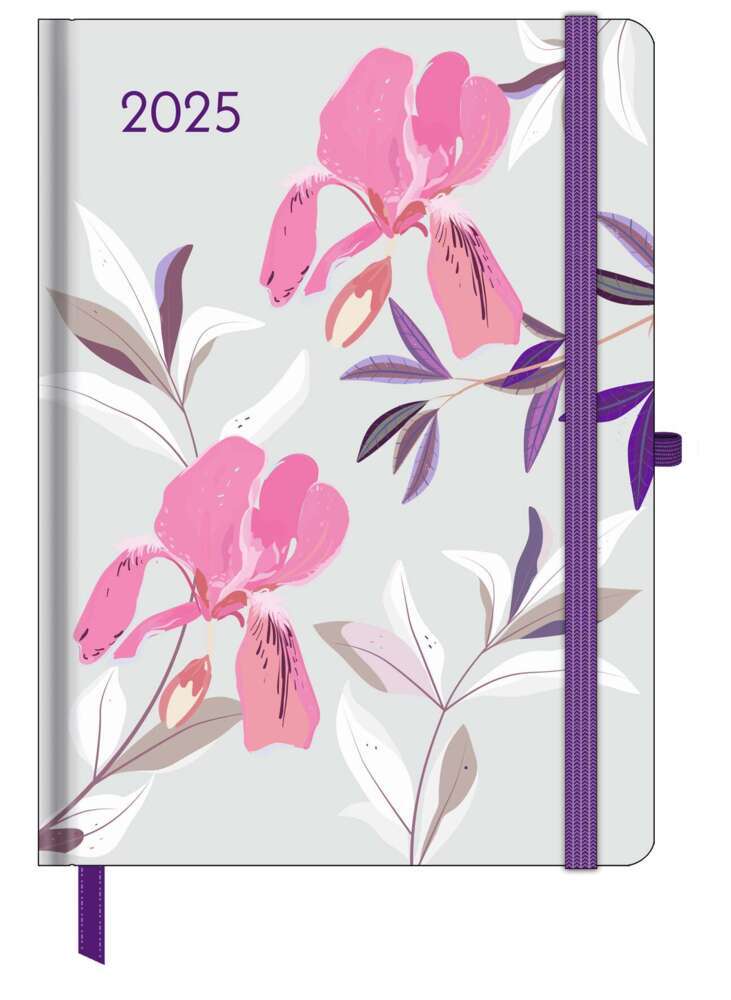 Cover: 4002725981806 | GreenLine Diary Floral 2025 - Buchkalender - Taschenkalender - 16x22