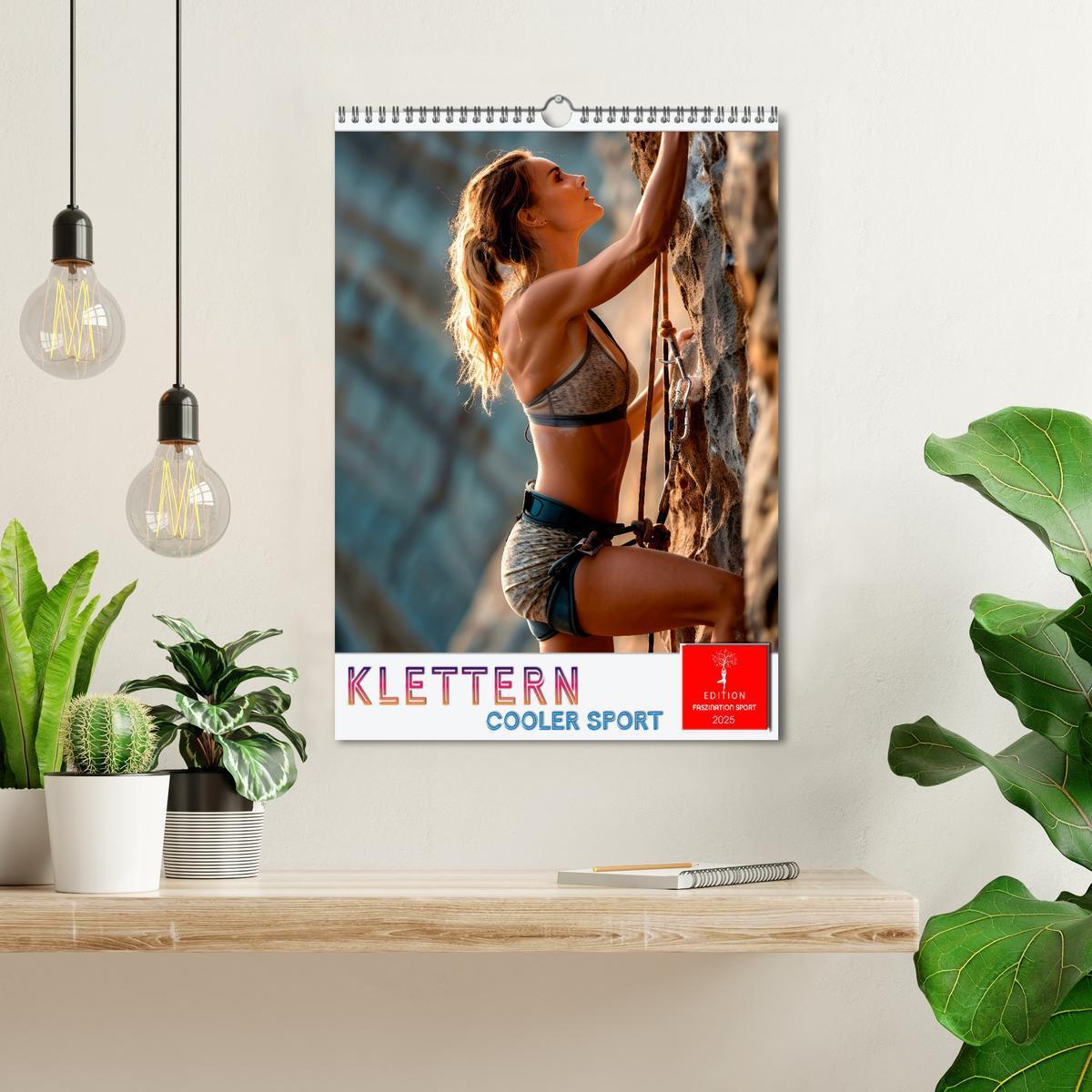 Bild: 9783457184127 | Klettern - cooler Sport (Wandkalender 2025 DIN A3 hoch), CALVENDO...