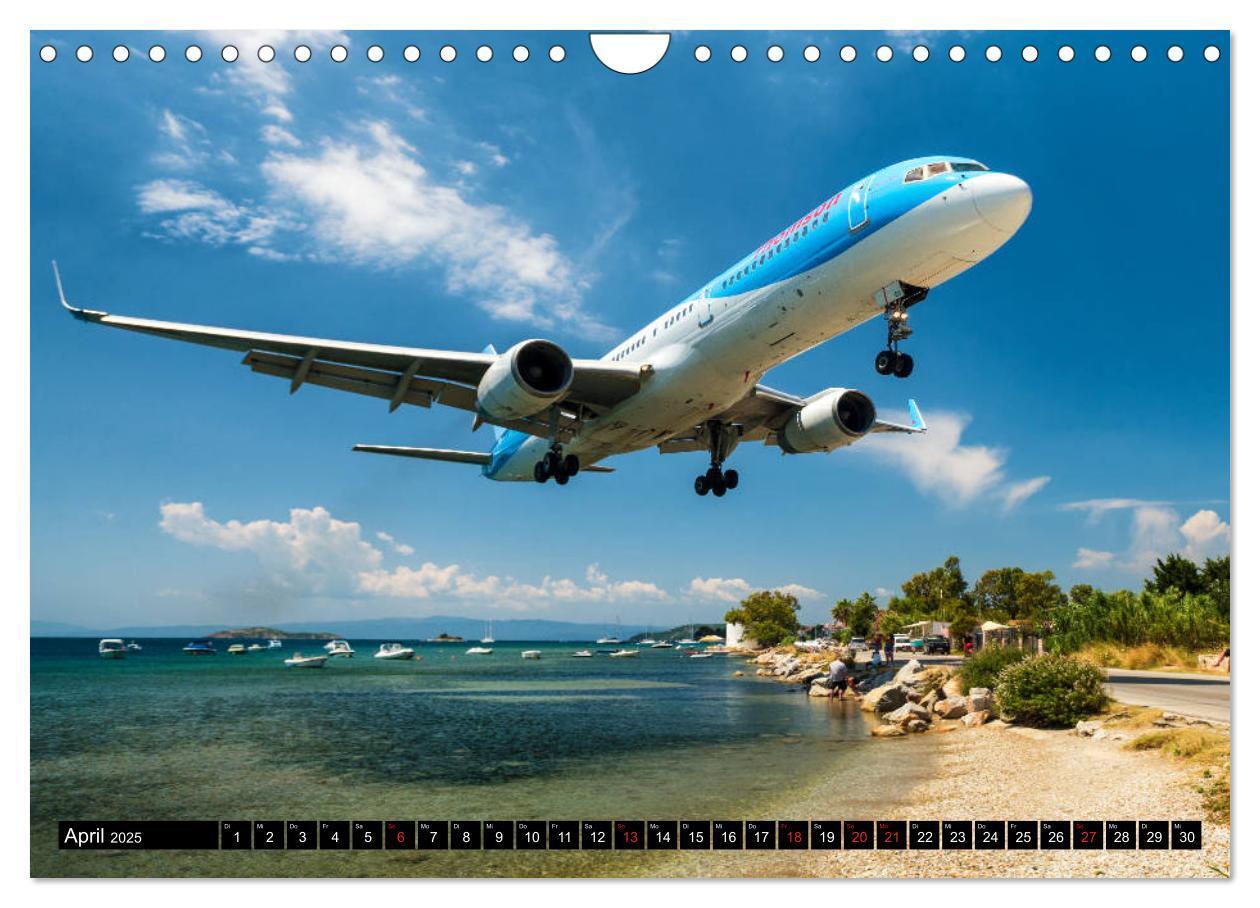 Bild: 9783435186457 | Flugzeugkalender (Wandkalender 2025 DIN A4 quer), CALVENDO...