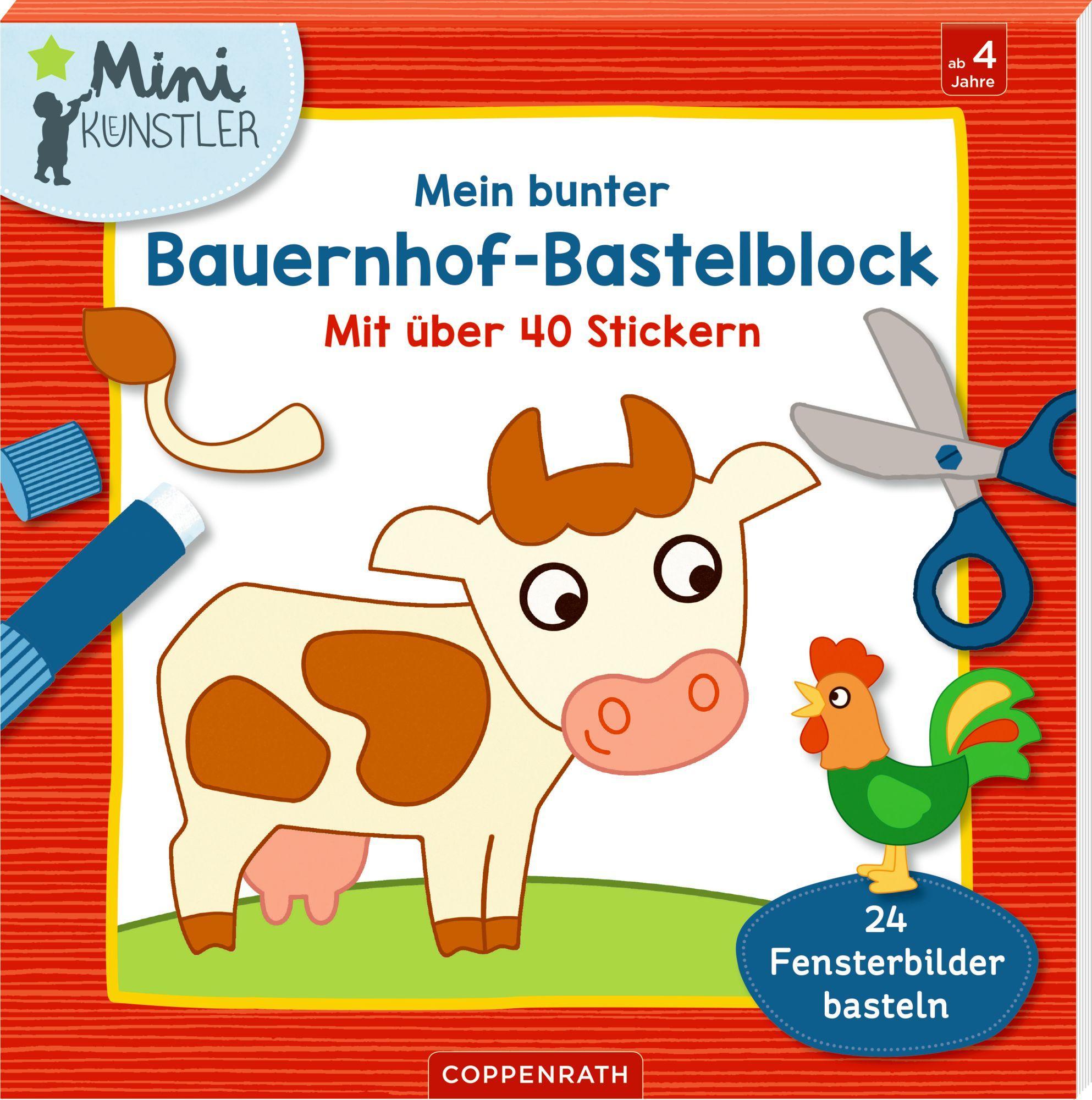 Cover: 9783649671732 | Mein bunter Bauernhof-Bastelblock | Kristin Labuch | Taschenbuch