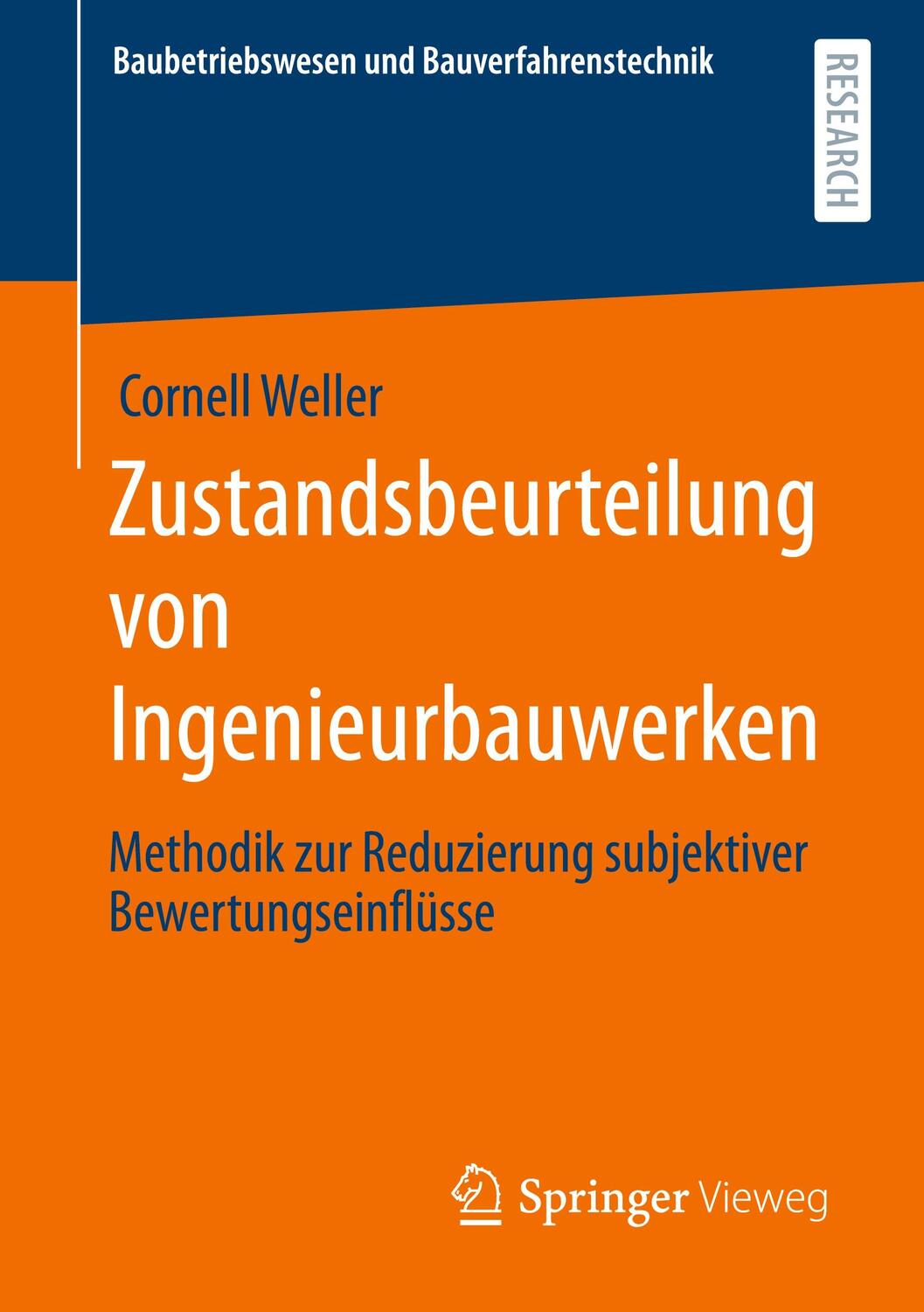 Cover: 9783658326791 | Zustandsbeurteilung von Ingenieurbauwerken | Cornell Weller | Buch