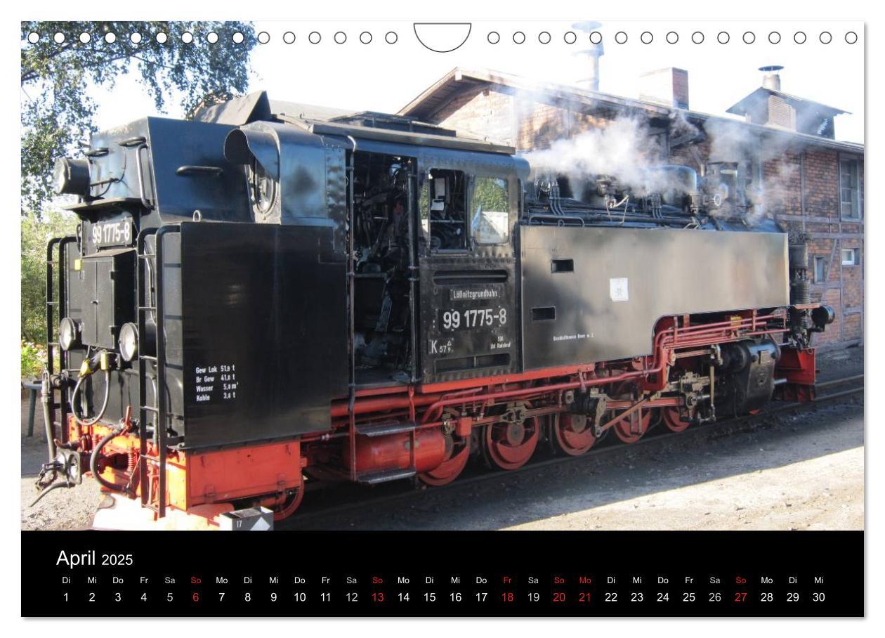 Bild: 9783435566020 | Sächsische Dampfeisenbahnen 2025 (Wandkalender 2025 DIN A4 quer),...