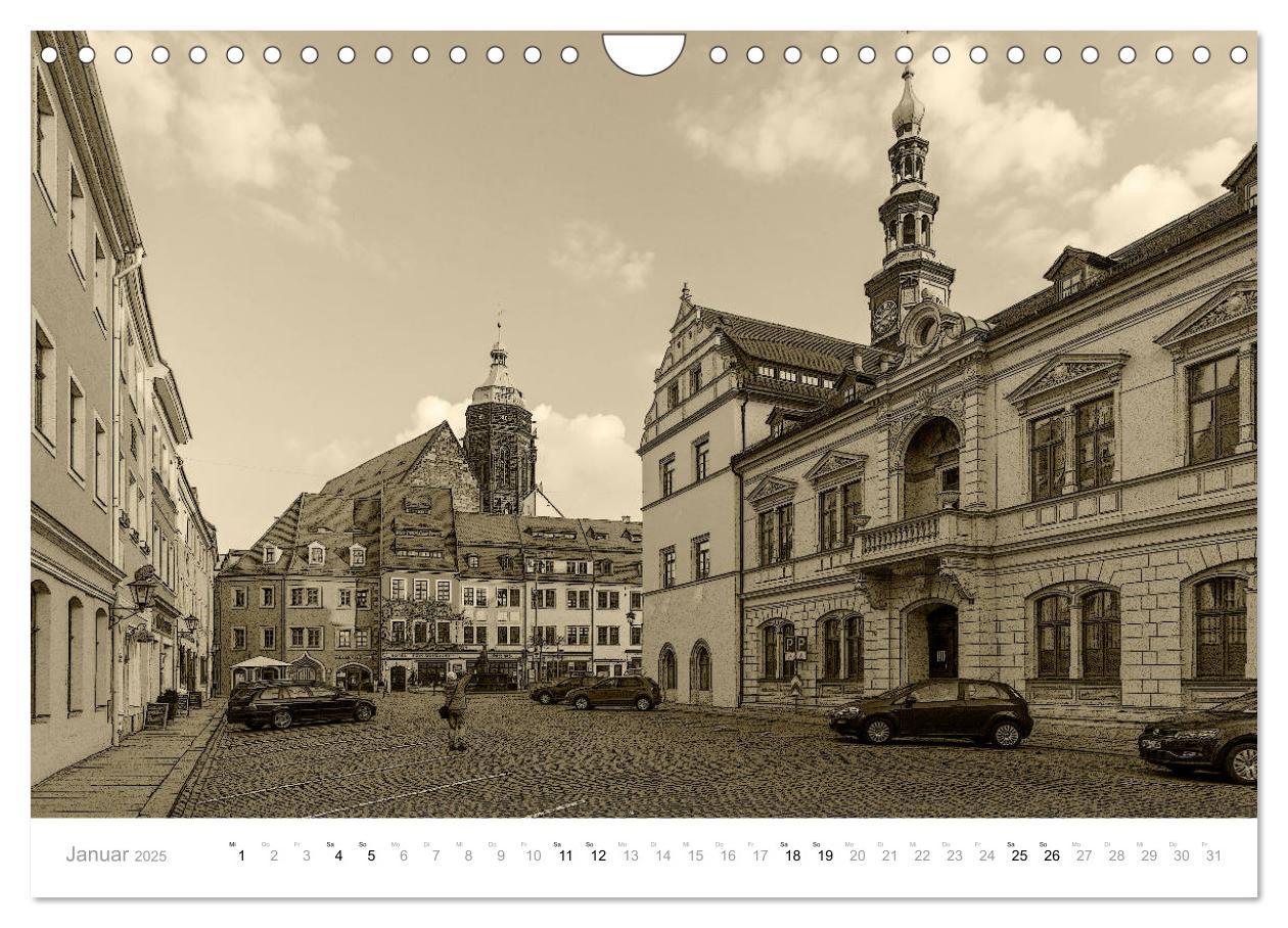 Bild: 9783435244843 | Nostalgiekalender Pirna (Wandkalender 2025 DIN A4 quer), CALVENDO...