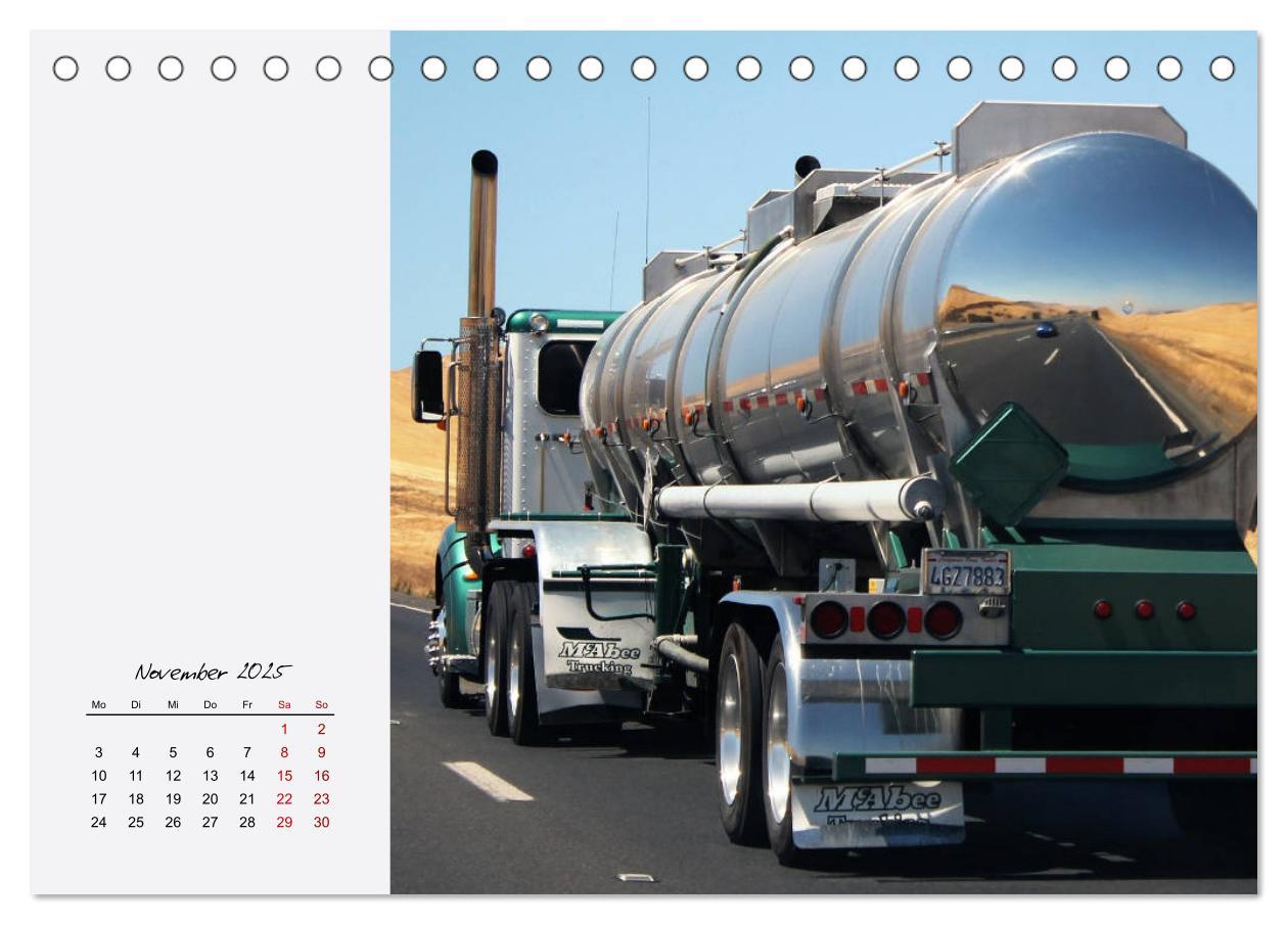 Bild: 9783435337262 | Langhauber. Coole Trucks in den USA (Tischkalender 2025 DIN A5...