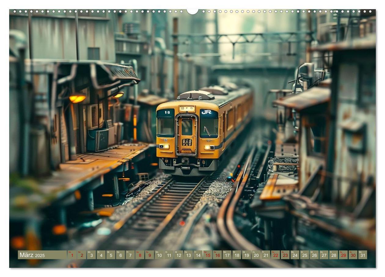 Bild: 9783435940561 | Miniaturwelt Eisenbahn - Zug um Zug ins Abenteuer (Wandkalender...