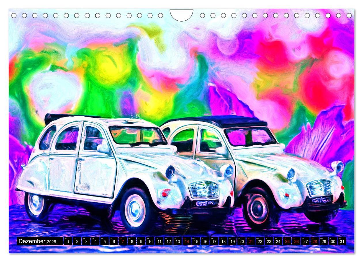 Bild: 9783435281763 | 70 Jahre 2CV (Wandkalender 2025 DIN A4 quer), CALVENDO Monatskalender