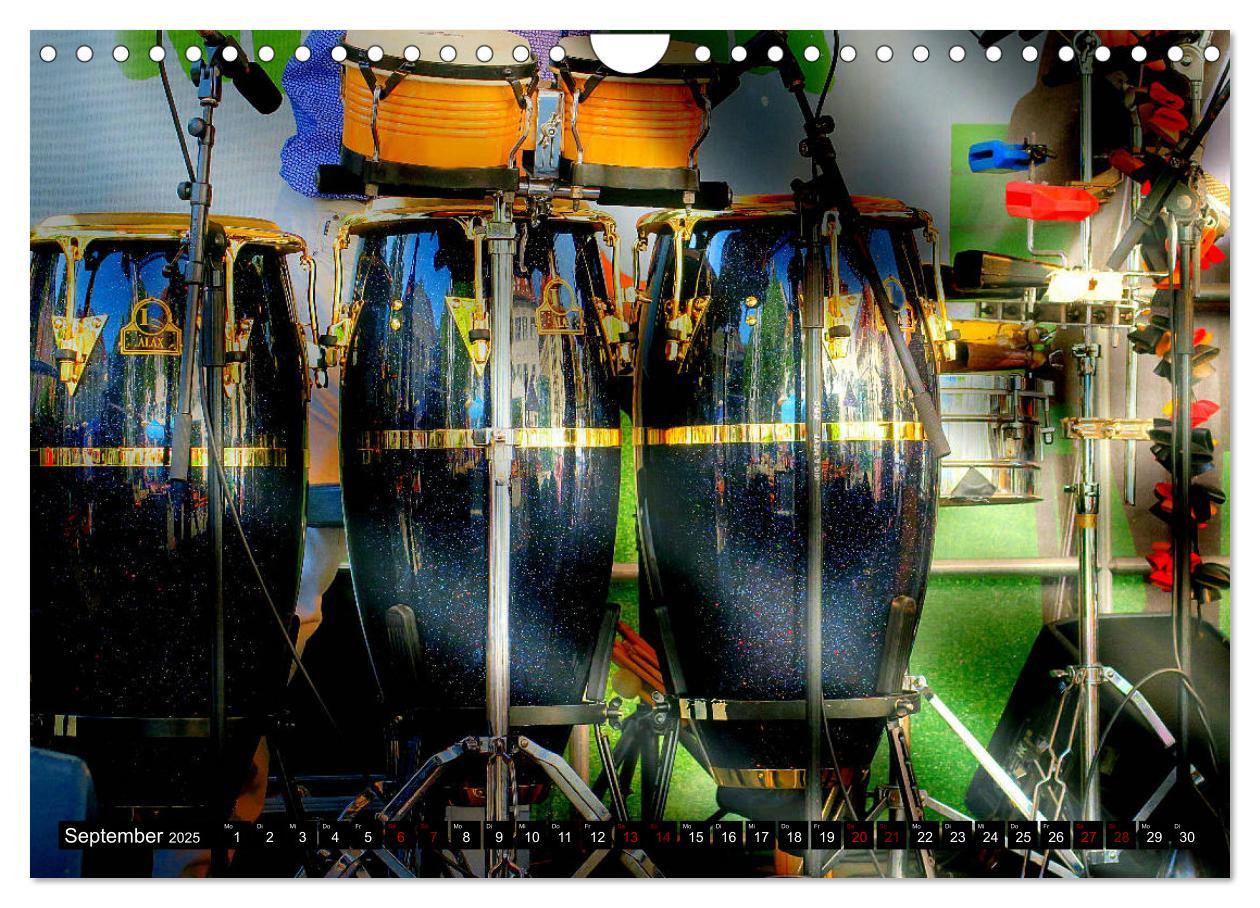 Bild: 9783435266173 | Percussion - Rhythmus im Blut (Wandkalender 2025 DIN A4 quer),...