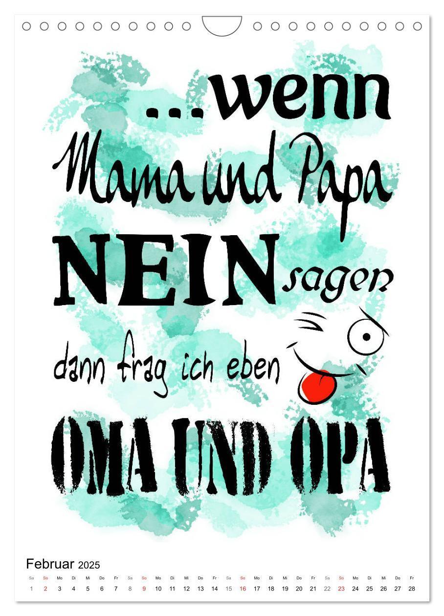 Bild: 9783435939343 | Oma und Opa, die Helden unserer Kindheit (Wandkalender 2025 DIN A4...