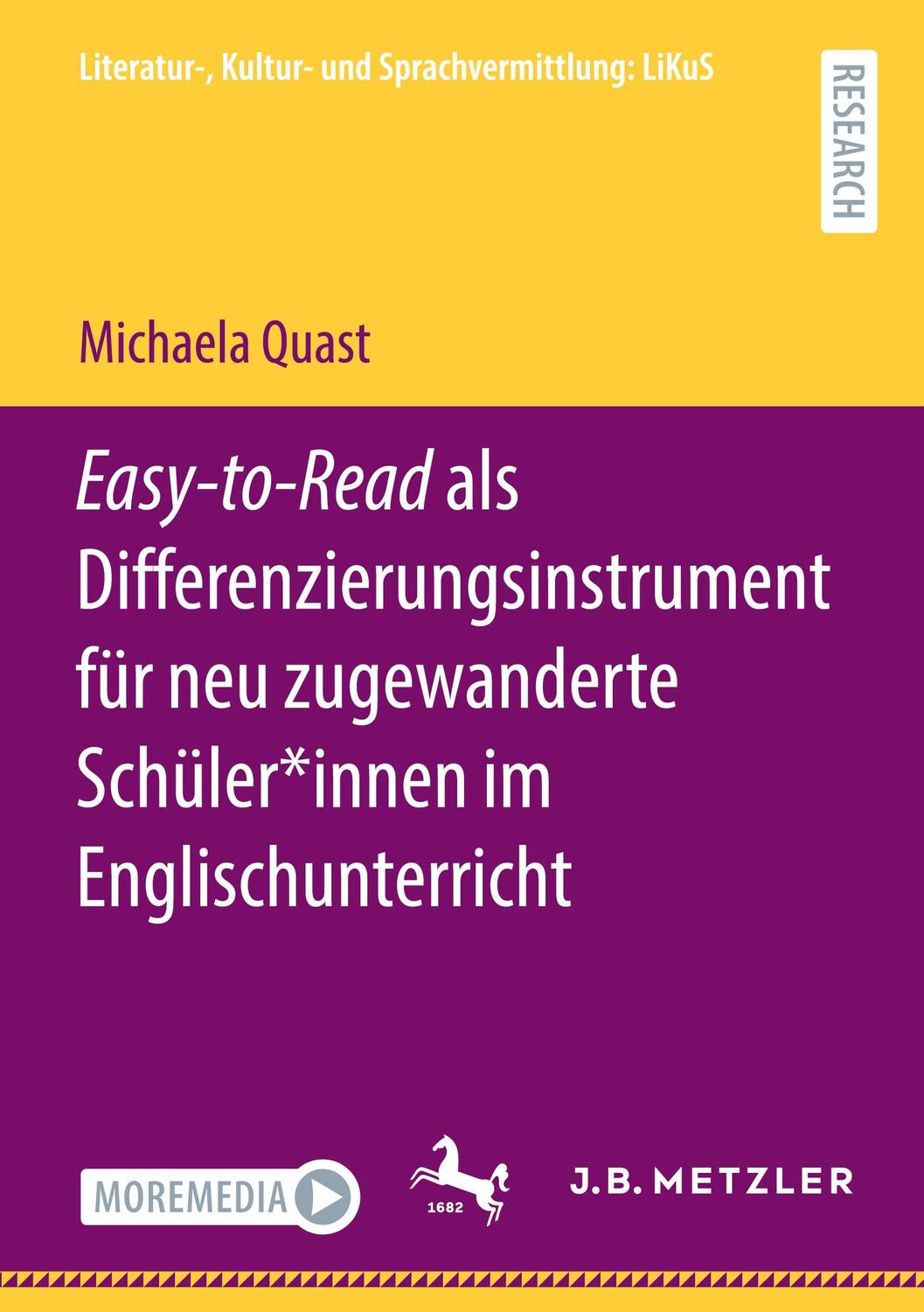 Cover: 9783662673188 | Easy-to-Read als Differenzierungsinstrument für neu zugewanderte...