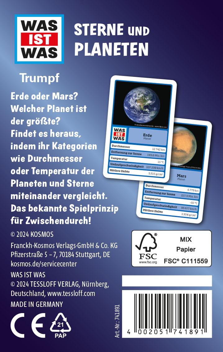 Bild: 4002051741891 | WAS IST WAS Trumpf: Sterne und Planeten | Spiel | Spiel | 741891