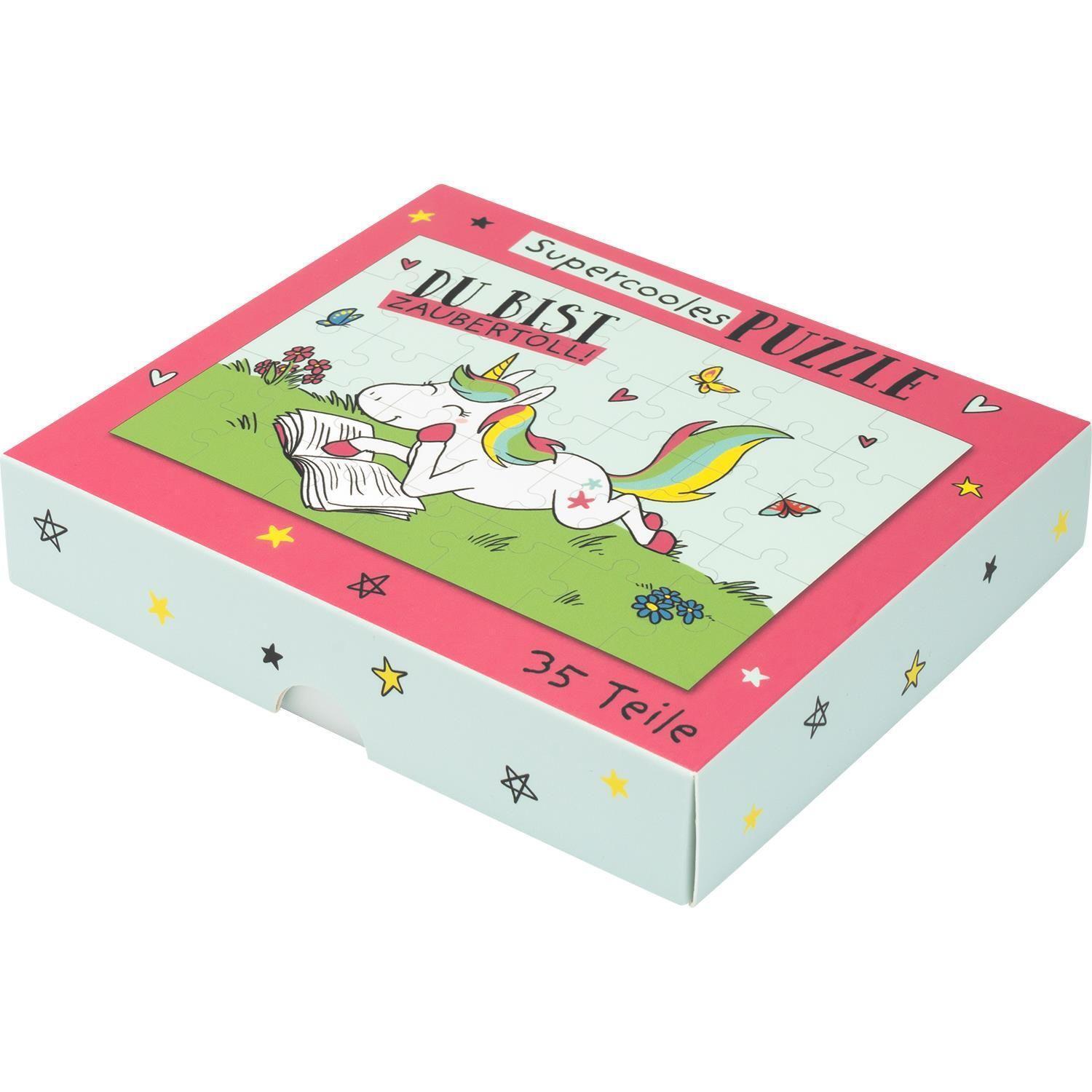 Bild: 4036018489052 | GRUSS &amp; CO Puzzle Motiv "Einhorn" | 35 Teile | Stück | 48905 | Deutsch