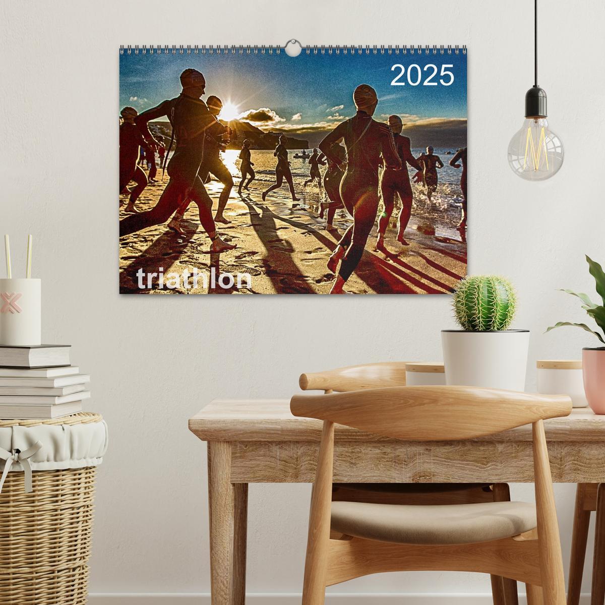 Bild: 9783435507375 | TRIATHLON 2025 (Wandkalender 2025 DIN A3 quer), CALVENDO...