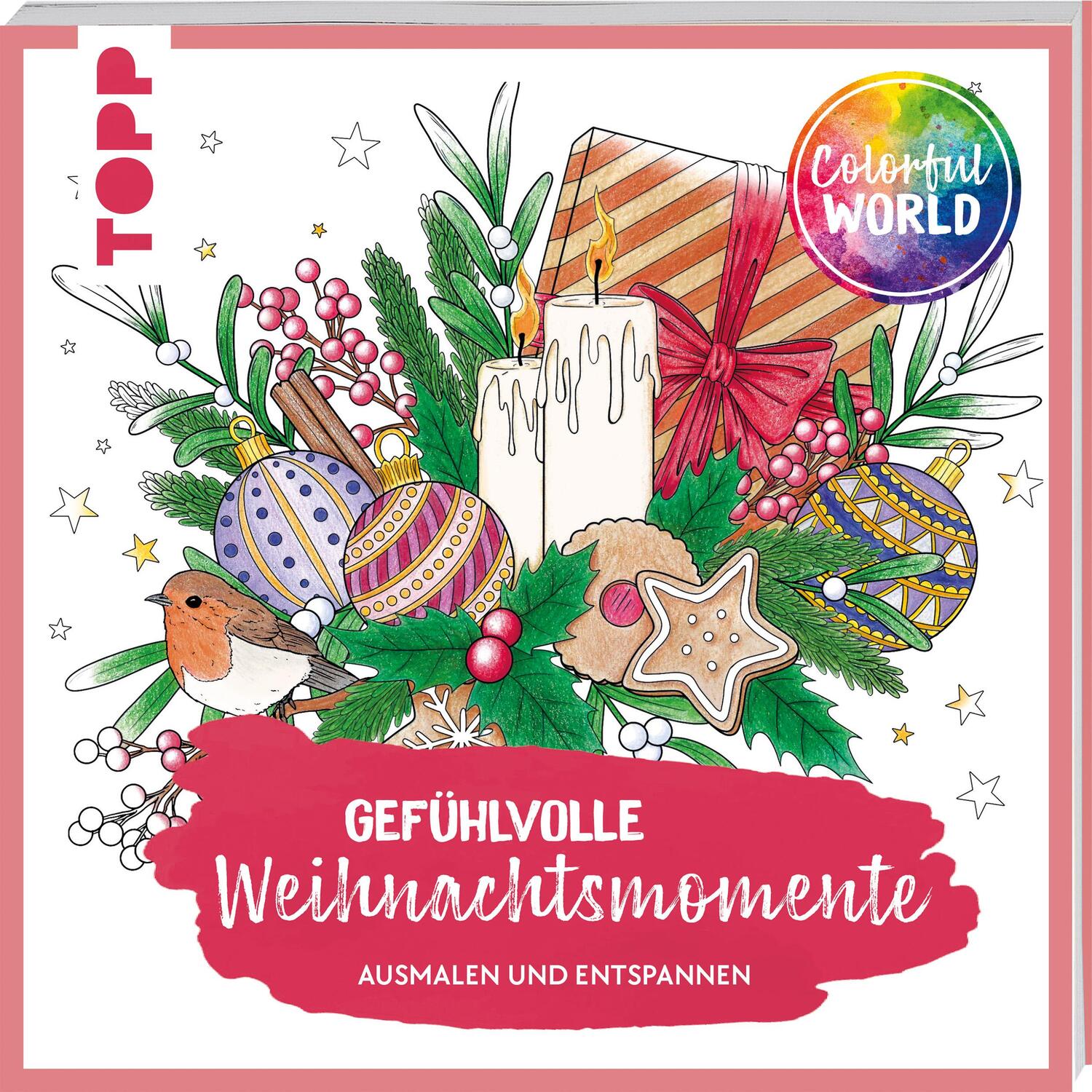 Cover: 9783735881519 | Colorful World - Gefühlvolle Weihnachtsmomente | Ausmalen &amp; entspannen