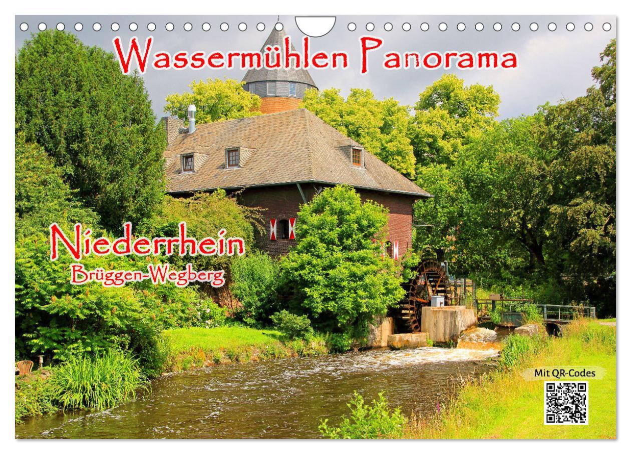 Cover: 9783383783036 | Wassermühlen Panorama Niederrhein Brüggen-Wegberg (Wandkalender...