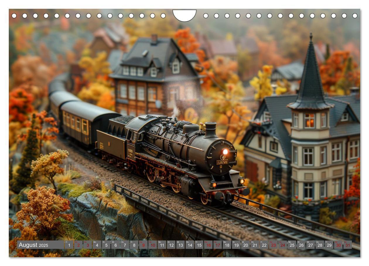 Bild: 9783435371952 | Modelleisenbahnen sind cool (Wandkalender 2025 DIN A4 quer),...