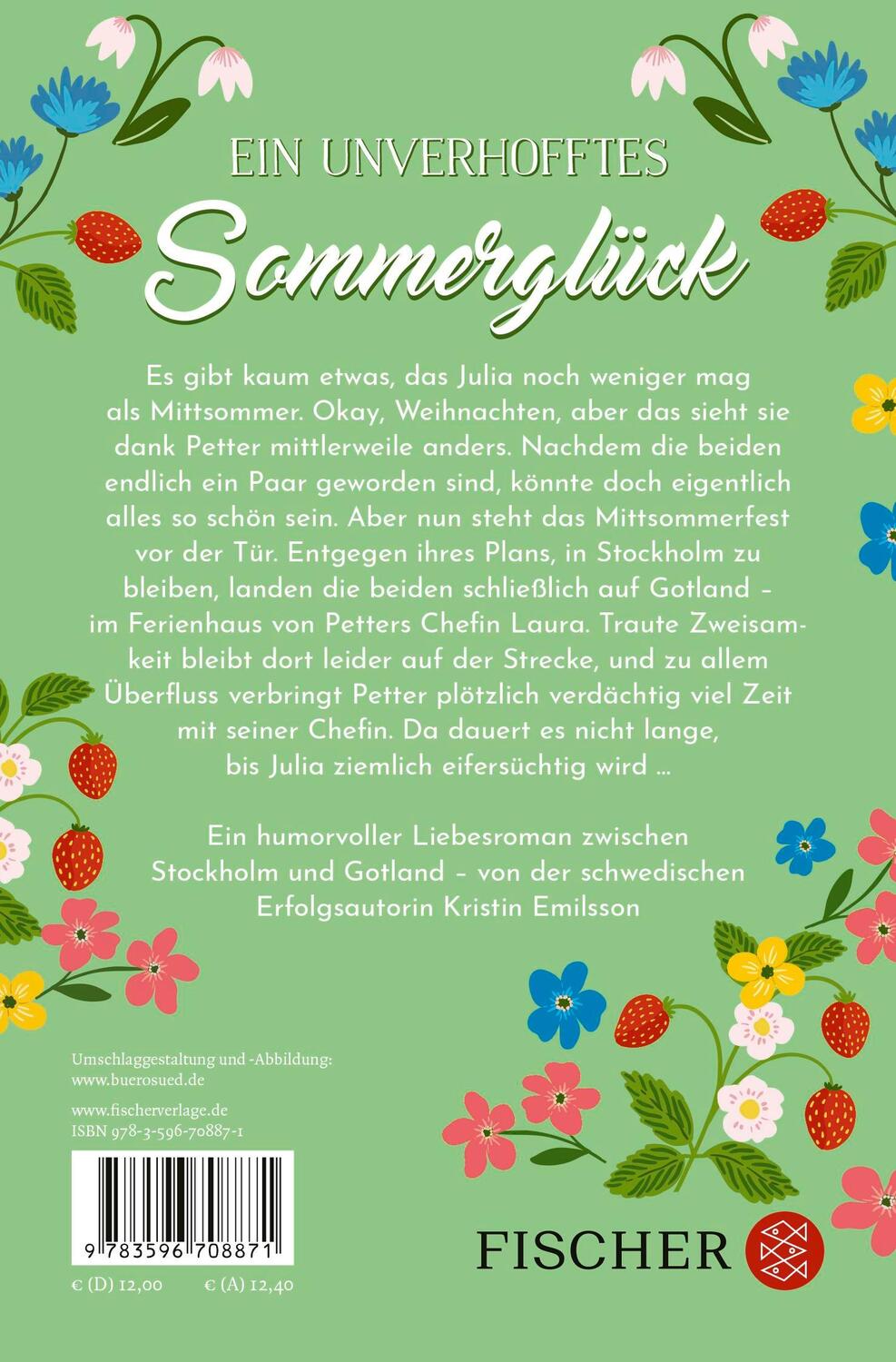 Rückseite: 9783596708871 | Ein Sommer zum Träumen | Eine schwedische Sommergeschichte | Emilsson