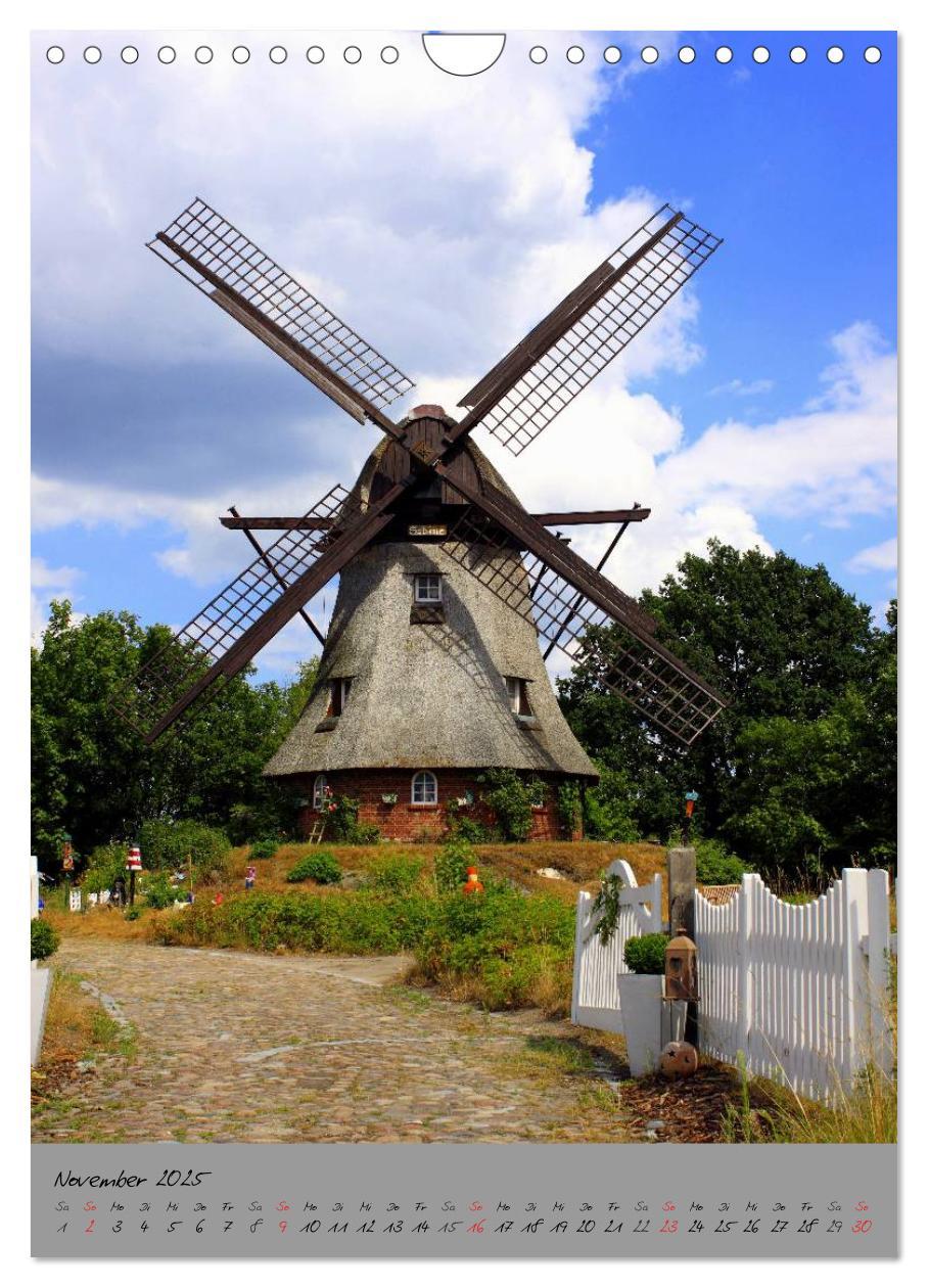 Bild: 9783457030660 | Windmühlen in Norddeutschland (Wandkalender 2025 DIN A4 hoch),...