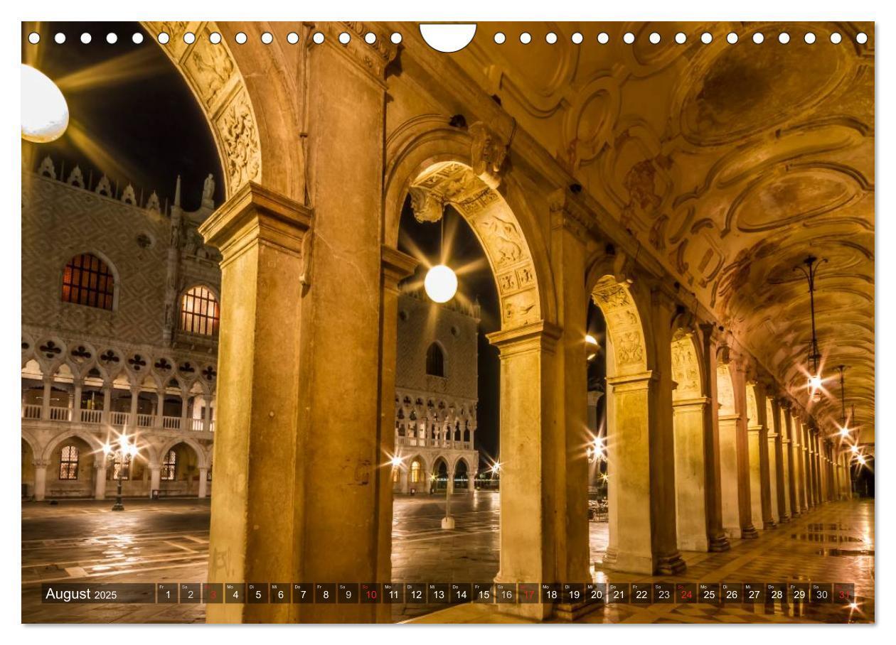 Bild: 9783435665631 | Leuchtendes Venedig (Wandkalender 2025 DIN A4 quer), CALVENDO...