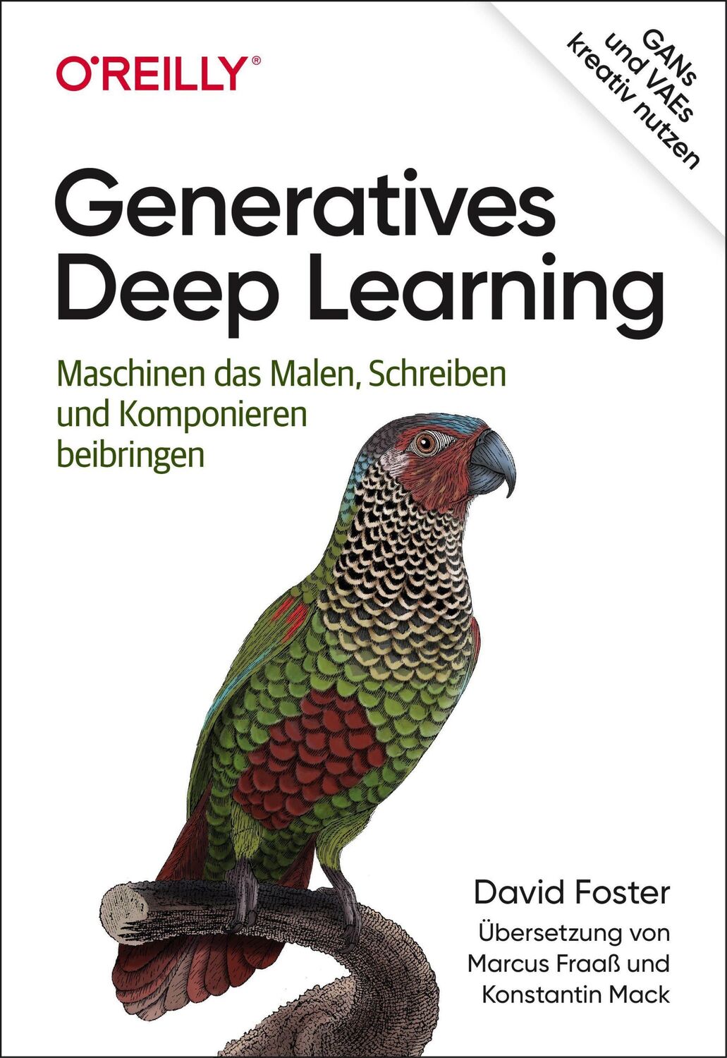 Cover: 9783960091288 | Generatives Deep Learning | David Foster | Taschenbuch | Animals | XVI