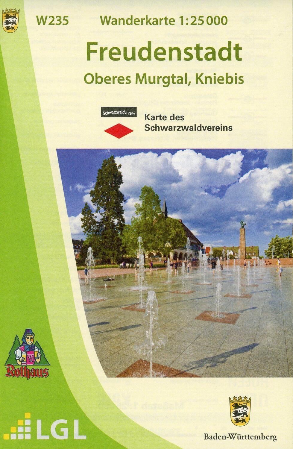 Cover: 9783863984618 | Wanderkarte 1:25 000 Freudenstadt | Oberes Murgtal, Kniebis | LGL