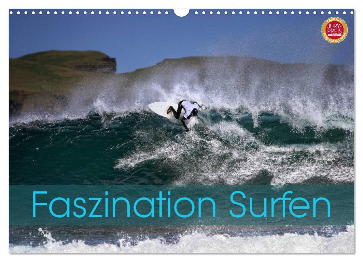 Cover: 9783435632862 | Faszination Surfen (Wandkalender 2025 DIN A3 quer), CALVENDO...