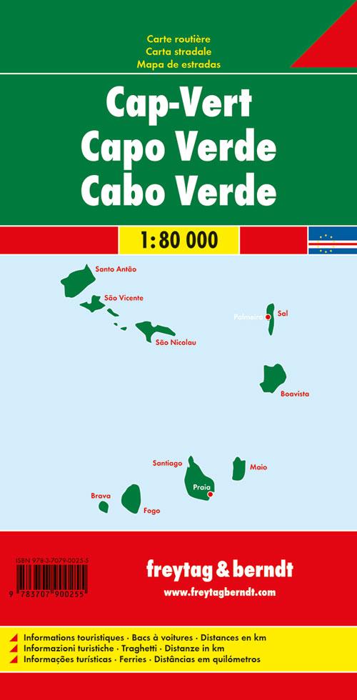 Rückseite: 9783707900255 | Kapverdische Inseln 1 : 80 000 | (Land-)Karte | Deutsch | 2011