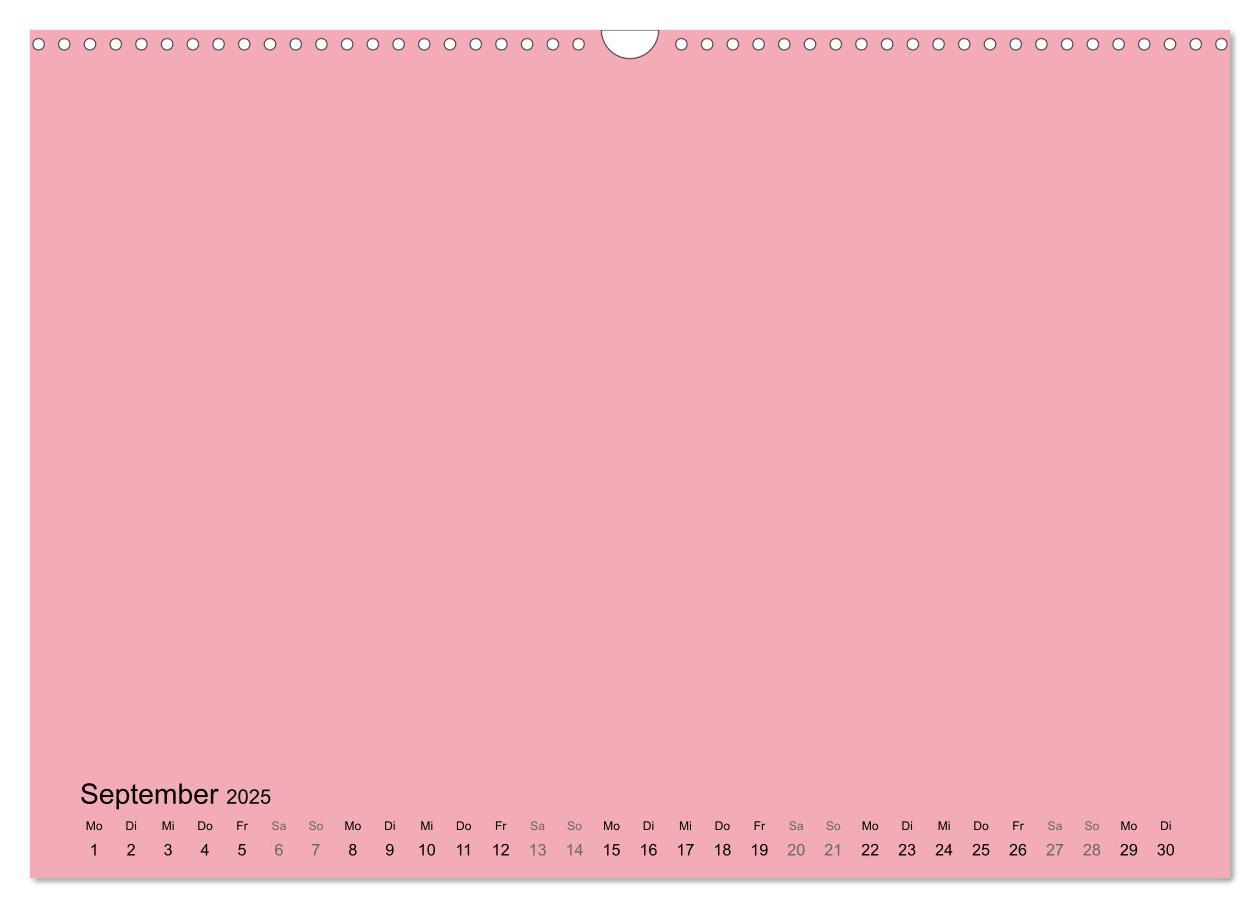 Bild: 9783435215812 | DIY Bastel-Kalender -Warme Pastell Farben- Zum Selbstgestalten...