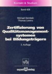 Cover: 9783816913047 | Zertifizierung von Qualitätsmanagementsystemen bei Bildungsträgern