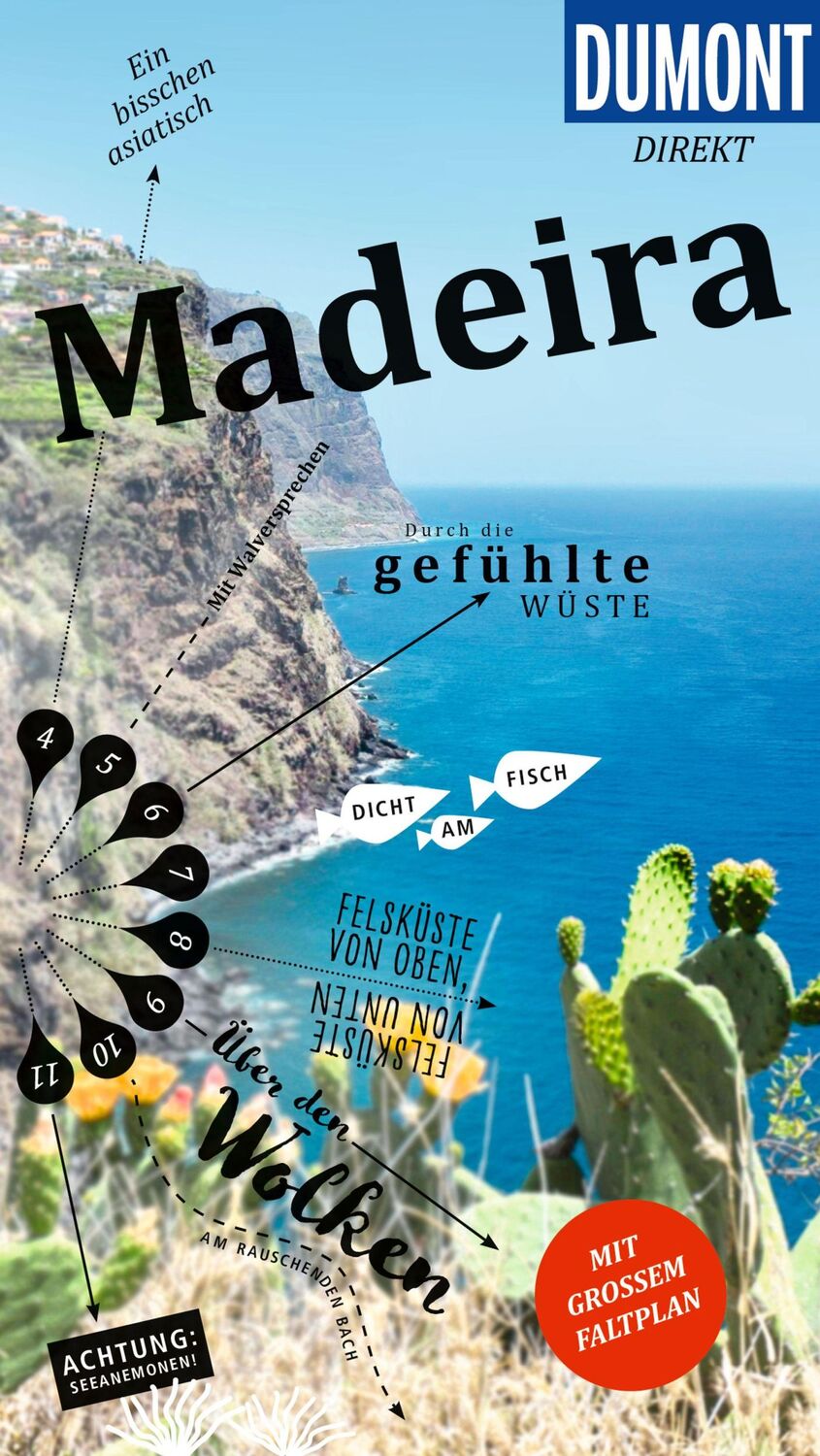 Cover: 9783616000923 | DuMont direkt Reiseführer Madeira | Mit großem Faltplan | Lipps | Buch