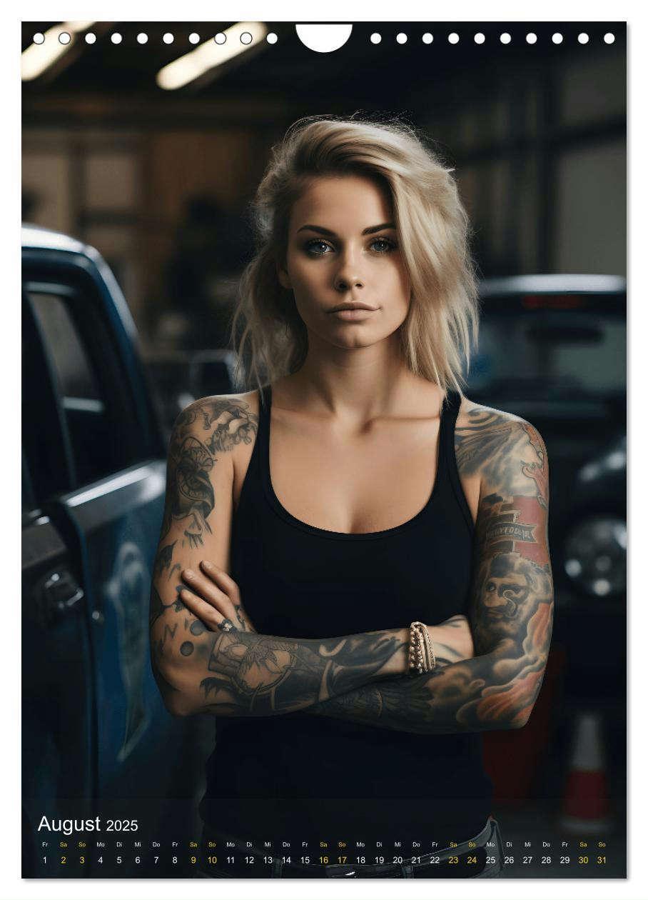 Bild: 9783435848768 | Tattoo Schönheiten - zwölf Monate, zwölf Frauen und jede Menge...