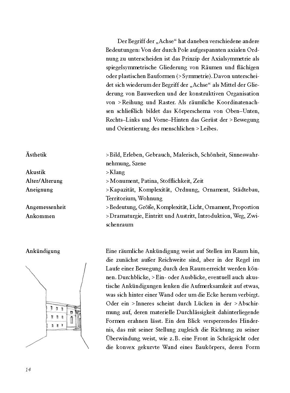 Bild: 9783034612456 | Grundbegriffe der Architektur | Das Vokabular räumlicher Situationen