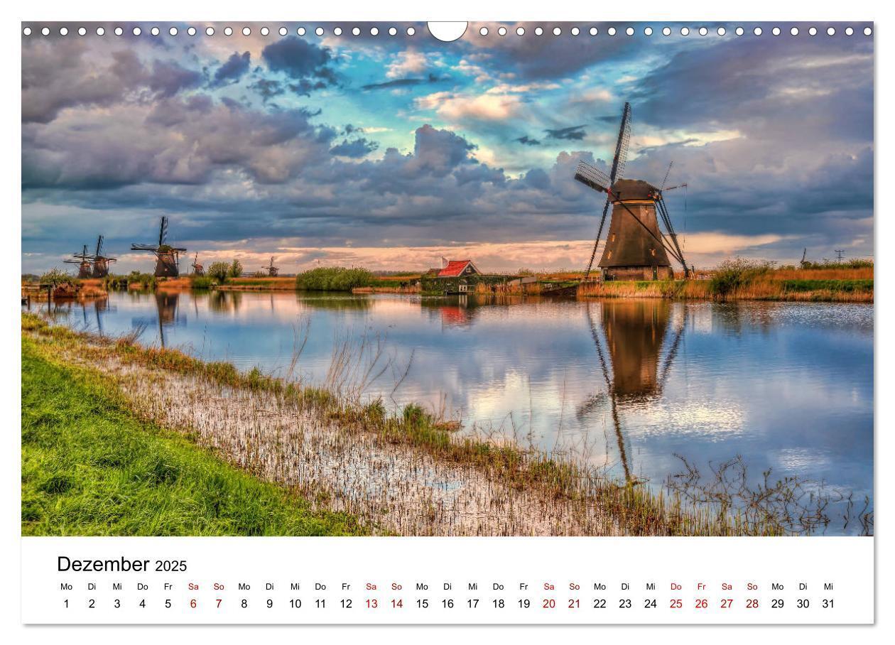 Bild: 9783435454952 | Märchenhafte Windmühlen (Wandkalender 2025 DIN A3 quer), CALVENDO...