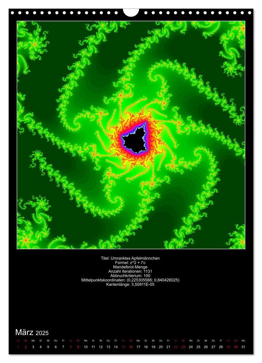 Bild: 9783435976249 | Fraktale zum Selbstnachrechnen (Wandkalender 2025 DIN A3 hoch),...