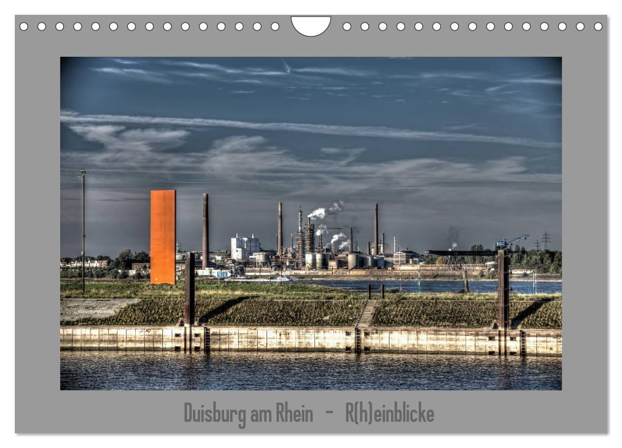 Cover: 9783435519316 | Duisburg am Rhein - R(h)einblicke (Wandkalender 2025 DIN A4 quer),...