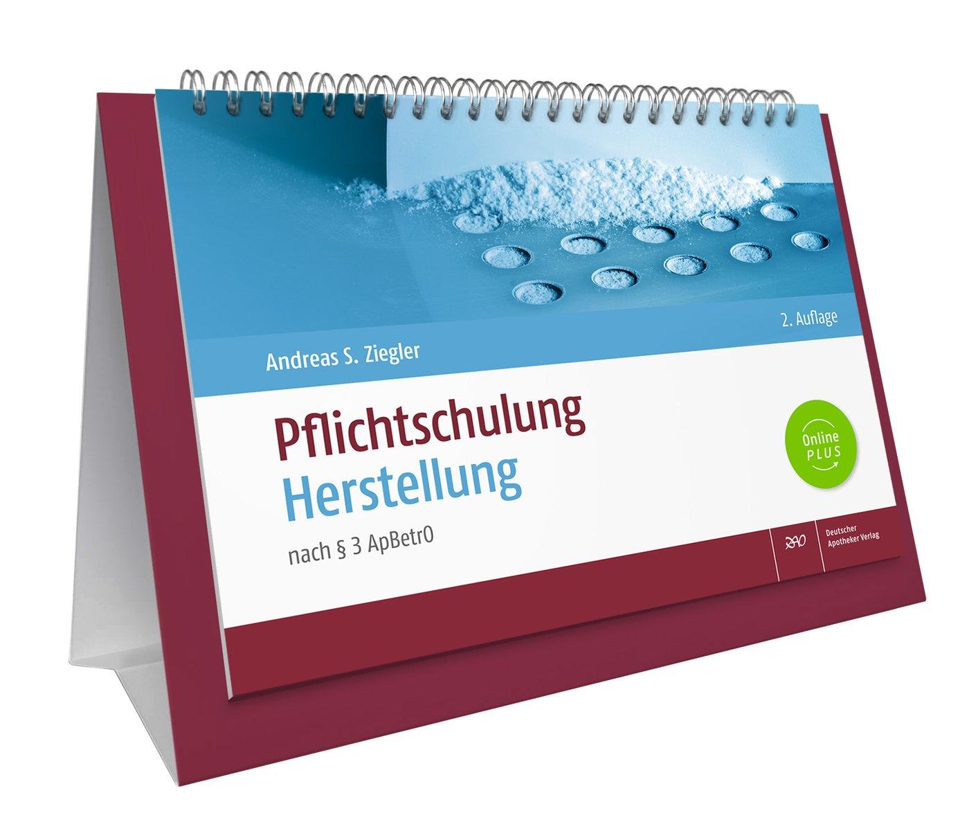 Cover: 9783769280449 | Pflichtschulung Herstellung | nach § 3 ApBetrO | Andreas S. Ziegler