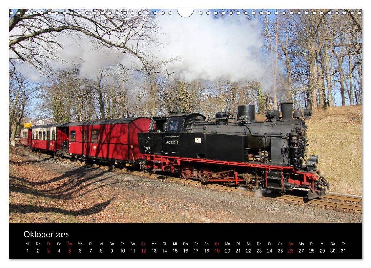 Bild: 9783435811649 | Dampfbahnromantik auf schmaler Spur (Wandkalender 2025 DIN A3...