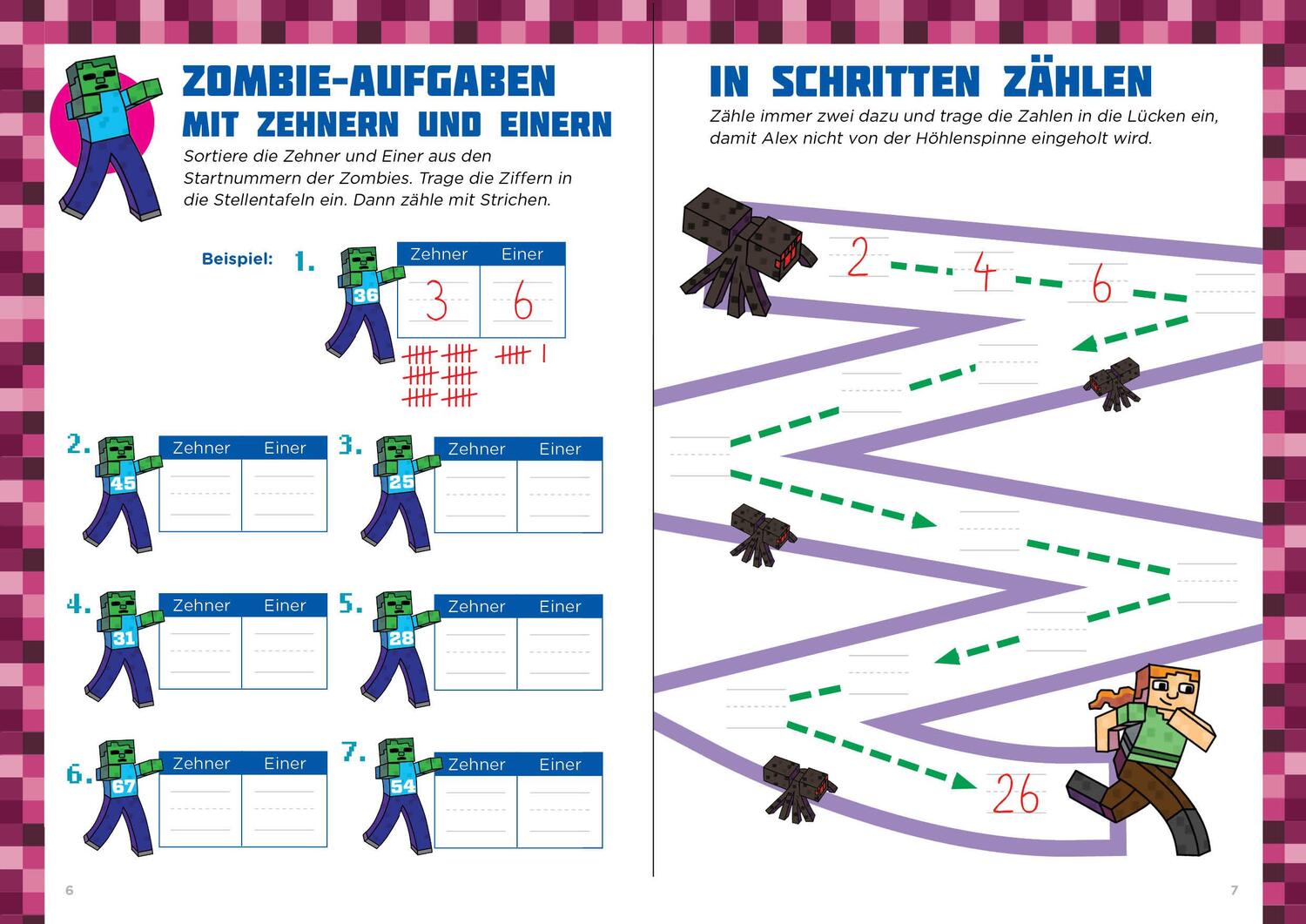 Bild: 9783743205963 | Mathe für Minecrafter - Plus und Minus | Amanda Brack | Taschenbuch