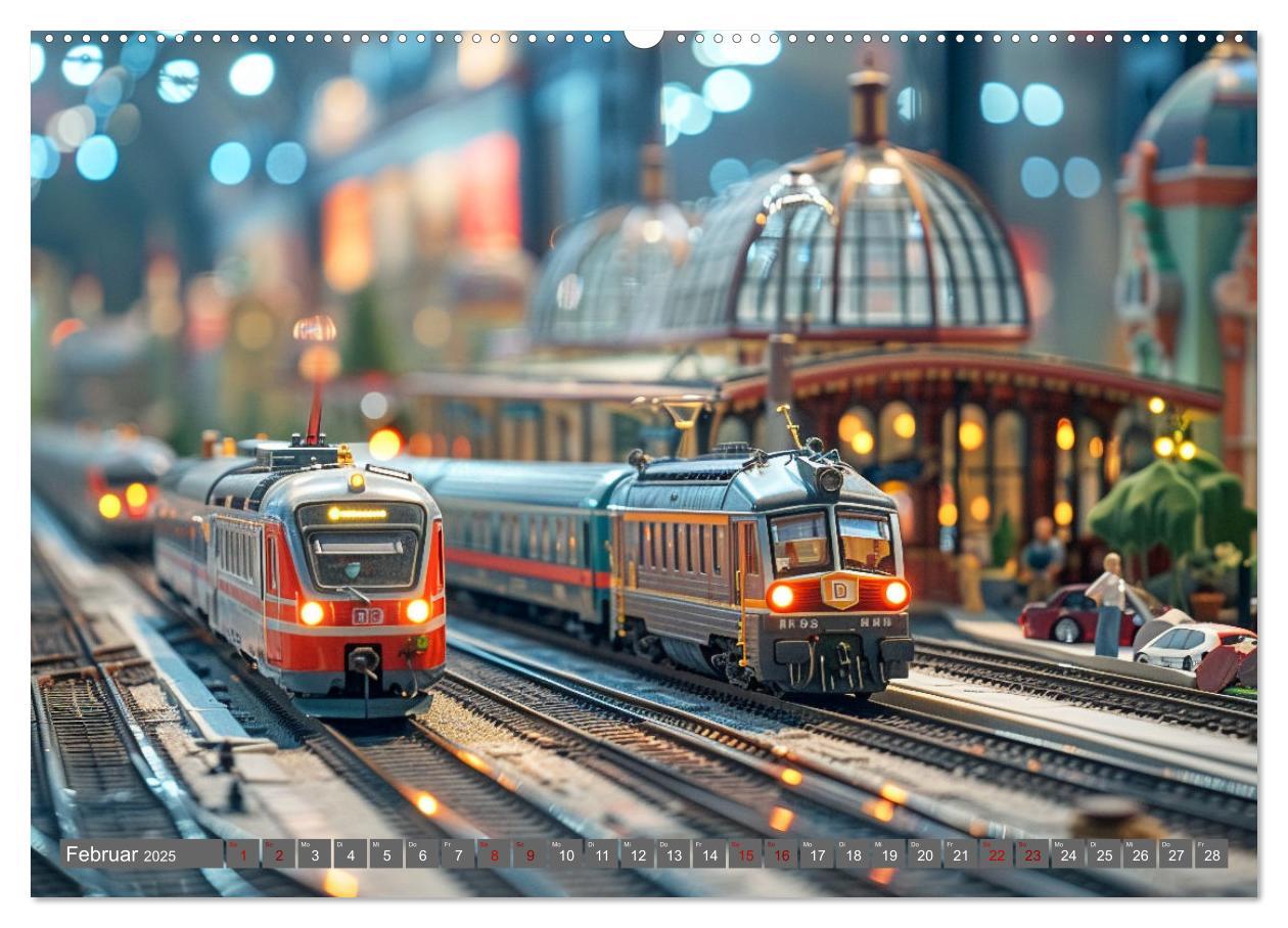 Bild: 9783435379903 | Modelleisenbahnen sind cool (Wandkalender 2025 DIN A2 quer),...