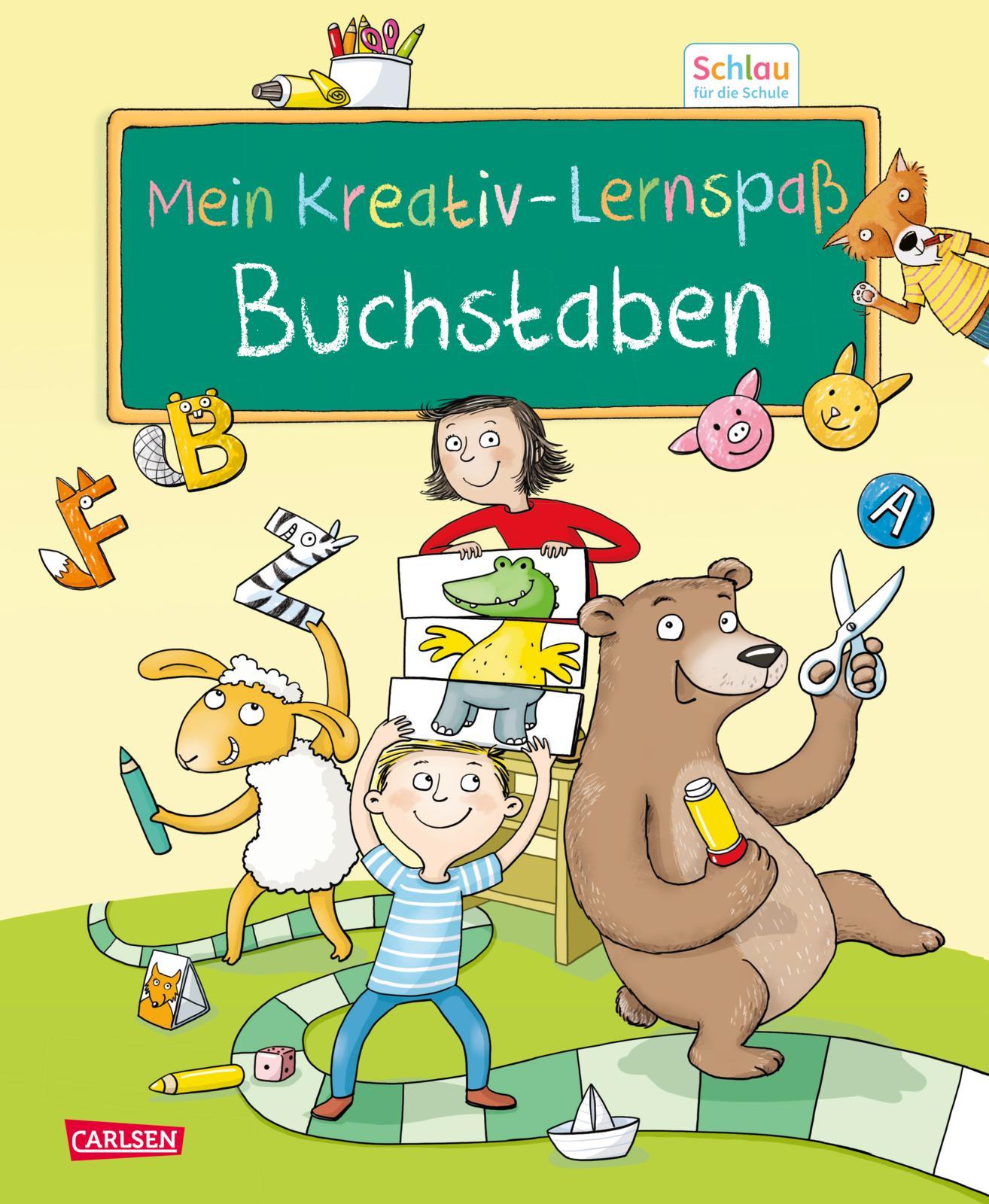 Cover: 9783551190529 | Schlau für die Schule: Mein Kreativ-Lernspaß: Buchstaben | Mildner