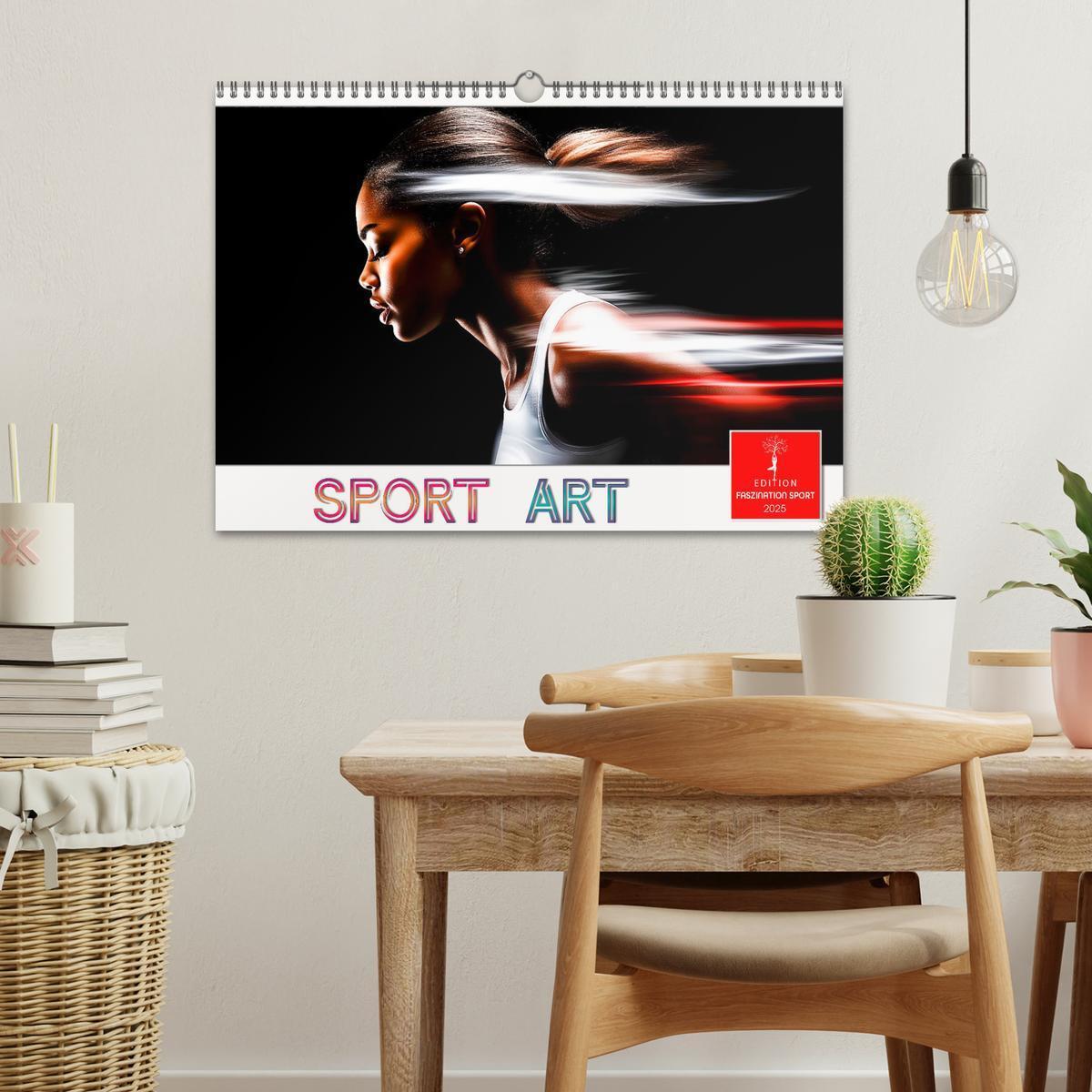 Bild: 9783457185254 | Sport Art (Wandkalender 2025 DIN A3 quer), CALVENDO Monatskalender