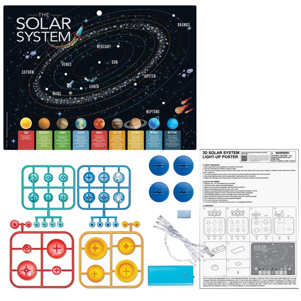 Bild: 4893156034618 | KidzLabs - Beleuchtetes Sonnensytem | Spiel | Karton | Deutsch | 2024