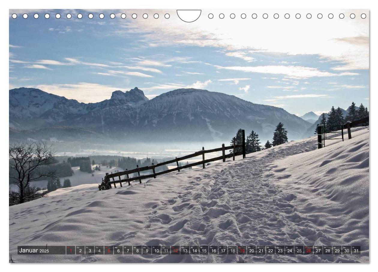 Bild: 9783435670819 | Ein Jahr im Allgäu (Wandkalender 2025 DIN A4 quer), CALVENDO...