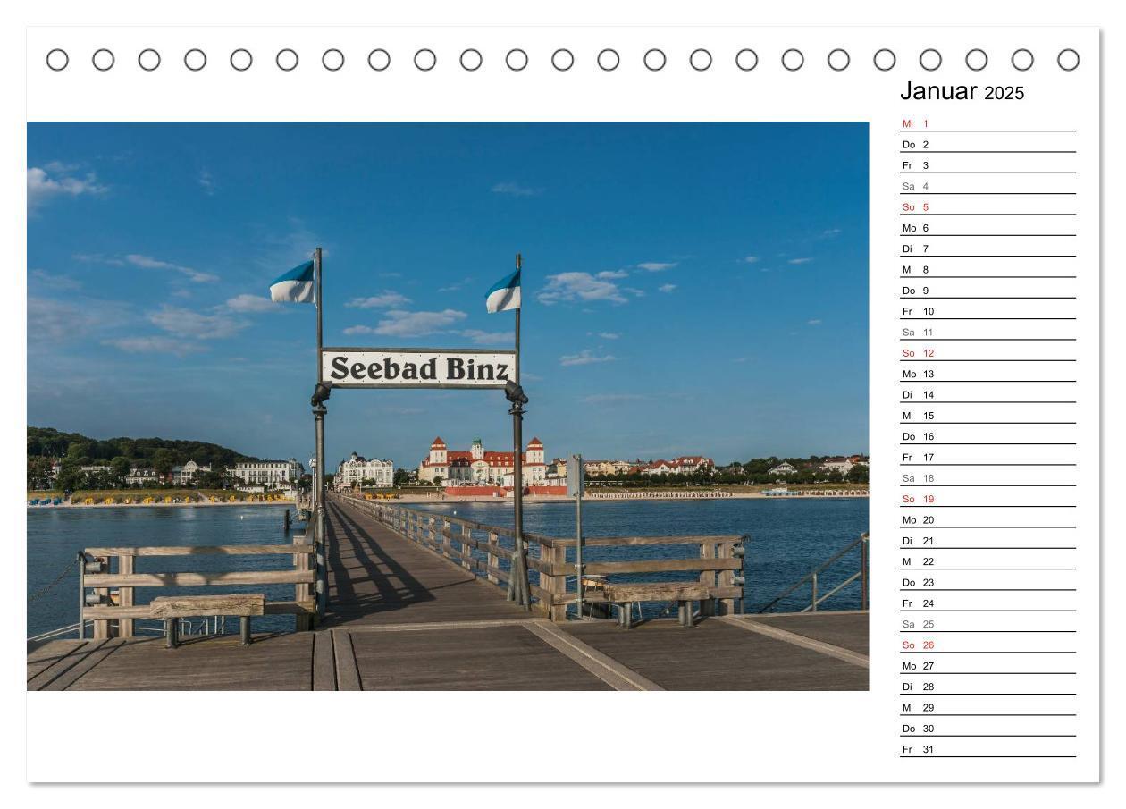 Bild: 9783435483594 | Ostseebad Binz ¿ Zeit für Erholung (Tischkalender 2025 DIN A5...