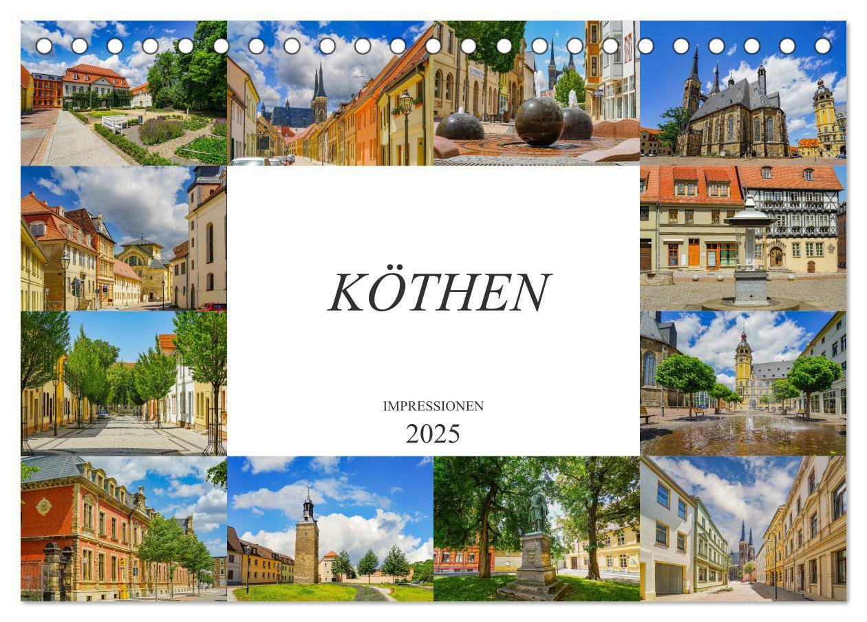 Cover: 9783435223893 | Köthen Impressionen (Tischkalender 2025 DIN A5 quer), CALVENDO...