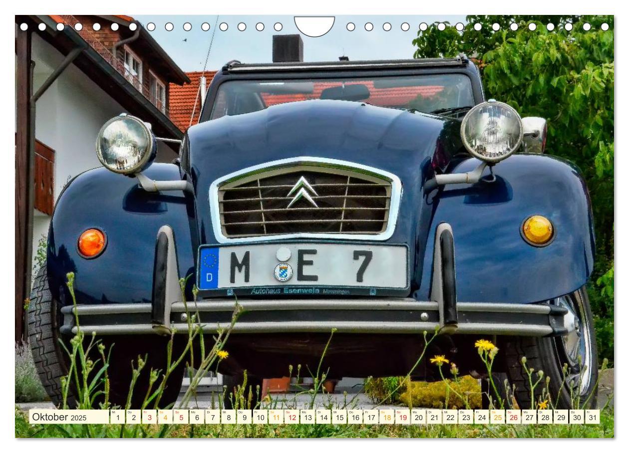 Bild: 9783435573691 | Citroën 2CV - die Ente (Wandkalender 2025 DIN A4 quer), CALVENDO...