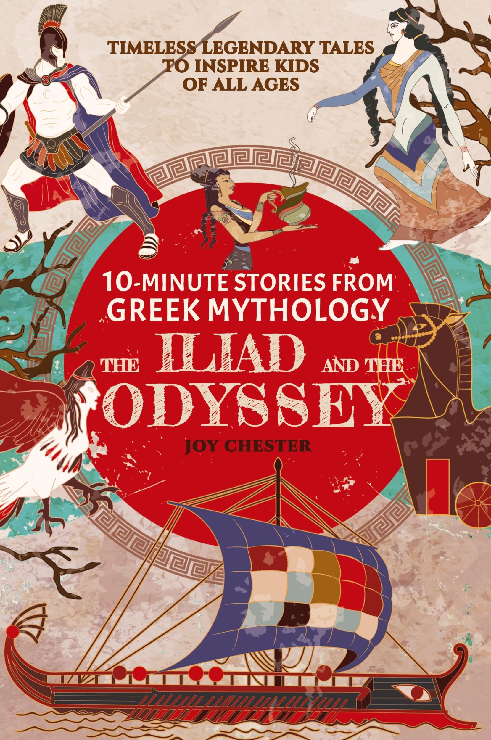 Cover: 9781998080014 | 10-Minute Stories From Greek Mythology - The Iliad and The Odyssey