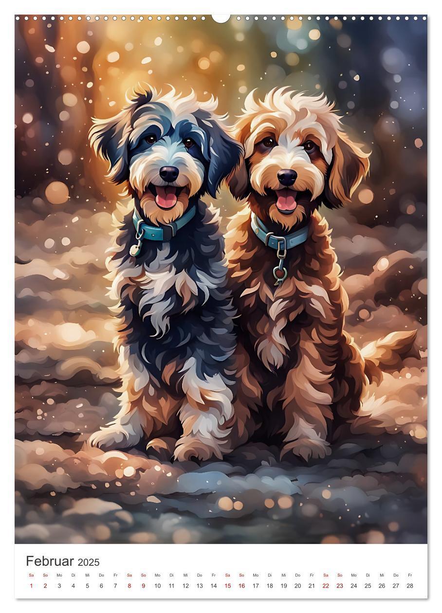 Bild: 9783383807138 | Der Aussiedoodle - Lebensfreude pur (Wandkalender 2025 DIN A2...