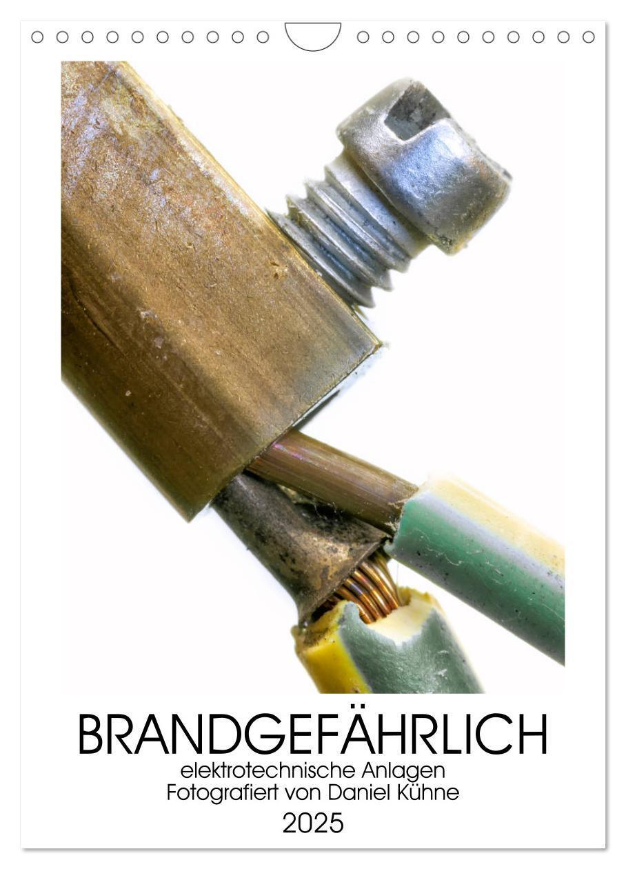 Cover: 9783435934003 | Brandgefährliche elektrische Anlagen (Wandkalender 2025 DIN A4...