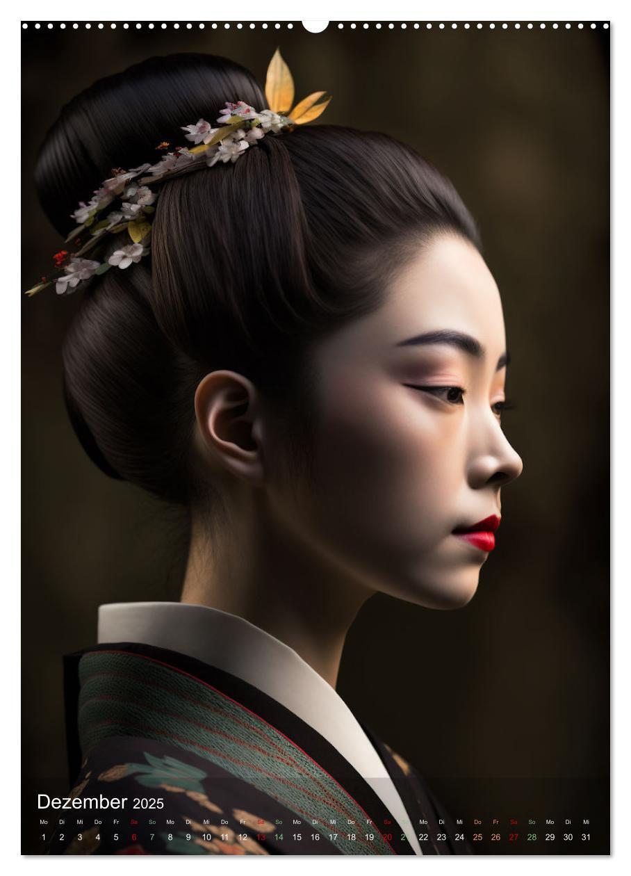 Bild: 9783435880362 | Wunderschöne Portraits Japanischer Geishas (Wandkalender 2025 DIN...